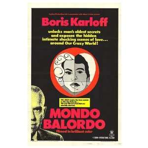  Mondo Balordo Original Movie Poster, 27 x 41 (1967 