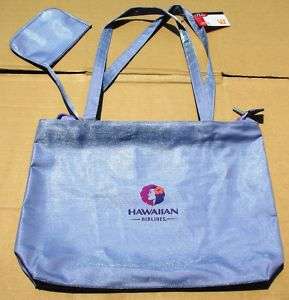VINTAGE HAWAIIAN AIRLINES OFFICIAL LOGO TRAVEL PURSE SHOULDER CARRY ON 