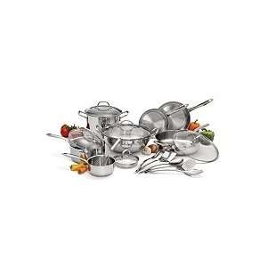 Wolfgang Puck Stainless Steel Cookware Set   18 pc.  