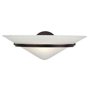  Lighting F1202 70 Regatta II One Light Wall Sconce with Etched White 
