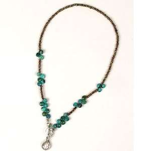  Turquoise Necklace with Roman Glass (Israel) Angie Olami 