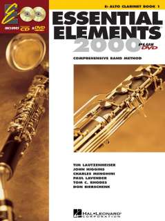 Essential Elements/Tech. Eb ALTO CLARINET Bks 1/2/3 SET  
