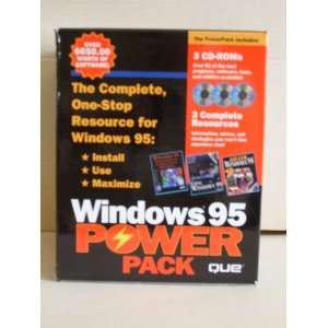 Windows 95 Powerpack Que Corporation 9780789707208  