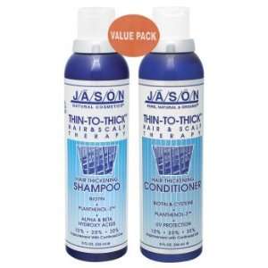  Jason Thin to Thick Shampoo Conditioner Combo, 2   8 oz 