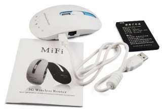MiFi USB 3G WiFi 802.11b/g/n Wireless Broadband Mobile Hotspot Router 