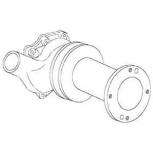  New Water Pump With Pulley CDPN8501C Fits FD 2000, 4000 
