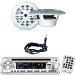  Marine Radio Receiver, Speaker and Cable Package   PLCD36MRW AM/FM 