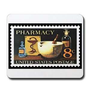  Pharmacist Stamp Collecting Medical Mousepad by  