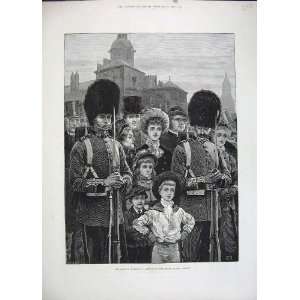   1883 Queens Birthday Horse Guards Parade Soldiers Art