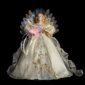  14 Animated Fiber Optic Angel Christmas Tree Topper With 