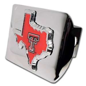   State Shape Emblem NCAA College Sports Trailer Hitch Cover Fits 2
