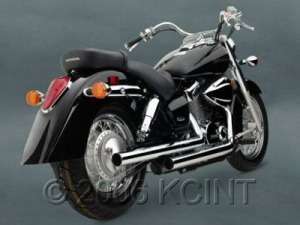 EXHAUST FOR HARLEY SPORTSTER 86 03 DRAG PIPES PARTS  