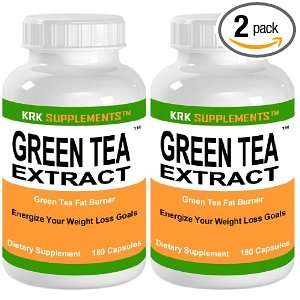 BOTTLES Green Tea Extract 360 total Capsules Fat Burner Weight Loss 