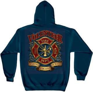   FIREFIGHTER FIRE DEPARTMENT TRADITION DEDICATION PULL OVER HOODY ADULT
