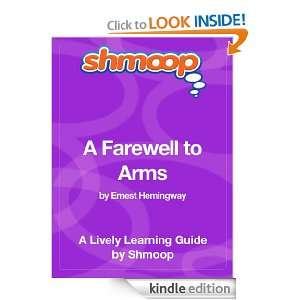 Farewell to Arms Shmoop Study Guide Shmoop  Kindle 