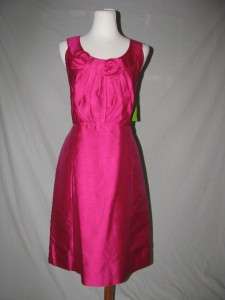 NWT Kate Spade Bette Dress Pink Silk 12  