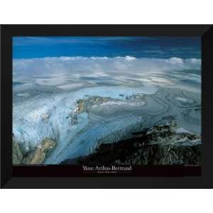   Yann Arthus Bertrand FRAMED 28x36 Glacier Folgefonn