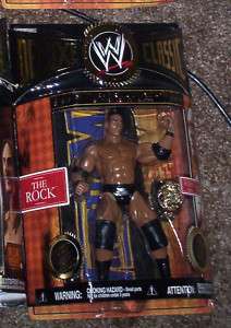 WWF WWE DELUXE CLASSIC 1 THE ROCK ACTION FIGURE NEW  