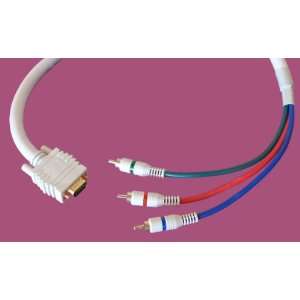  25 Vga To Rgb Cable / Hd 15 To RCA Electronics