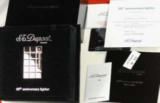 ST DUPONT SOLITAIRE 60 ANNIVERSARY L2 LIGHTER BNIB  