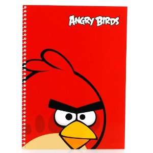  10 in by 7.5 in Angry Bird Note Book   Red Bird