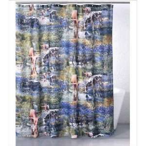 Hill Country Blues Fabric Shower Curtain