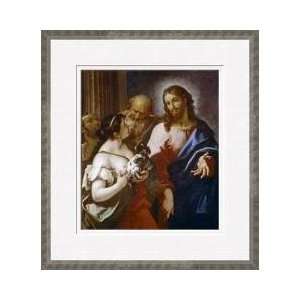 Christ And The Canaanite Woman Framed Giclee Print 