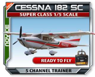 Cessna 182 SC RTF 5 Channel Novice Trainer RC R/C Plane  