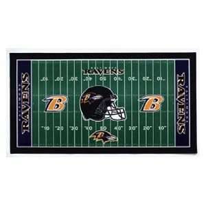    NFL Baltimore Ravens XL Football Field Mat