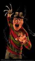 Freddy Krueger Window Poster Halloween Decoration NEW  