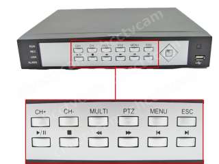 264 4 CH CCTV Video Security Standalone DVR Recorder  