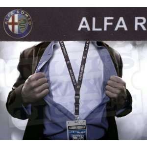  Alfa Romeo Lanyard Key Chain with Ticket Holder Sports 