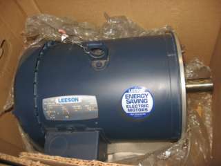 NEW   Leeson 5HP/3 Phase Electric Motor C184T17FC27G  
