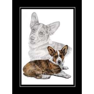  Corgi Dog Art   Limited Edition Print
