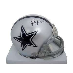  Signed Felix Jones Mini Helmet   GLOBAL   Autographed NFL 