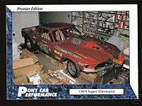1969 69 FORD MUSTANG SUPER ELIMINATOR Car Picture CARD  