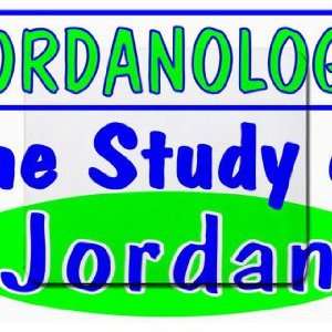  Jordanology The Study of Jordan Mousepad