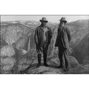 President Theodore Roosevelt and John Muir, Yosemite National Park 