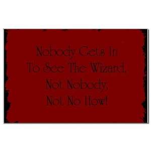  Wizard of Oz Wizard Mini Poster Print by  Patio 