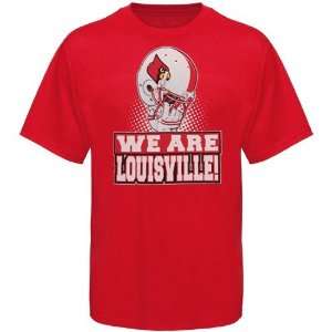  Louisville Cardinals Youth Red We Are T shirt Sports 