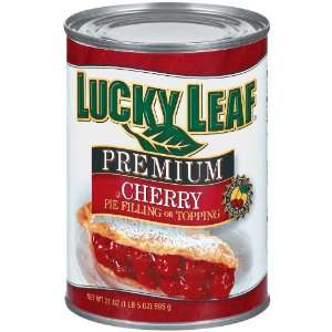 Lucky Leaf Pie Filling Premium Cherry Grocery & Gourmet Food