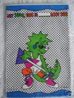Rock & Roll Music Dinosaur Party Favor Bags Loots Treat  
