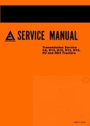 ALLIS CHALMERS CA D10 D12 Transmission Service Manual  