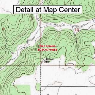   Map   Ruin Canyon, Colorado (Folded/Waterproof)
