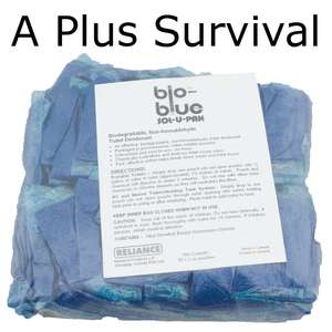 50 Pack Bio Blue Portable Toilet Deodorizer Chemicals  