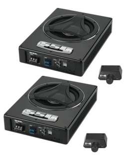   LP8 8 900 Watt Low Profile Amplified Subwoofers Subs Powered  