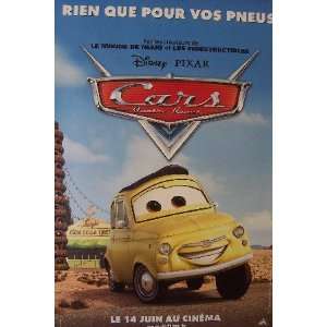 CARS   ADVANCE STYLE C (LARGE   FRENCH   ROLLED) Movie Poster  