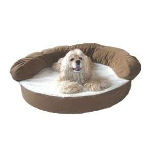  Orthopedic Sleeper Bolster Dog Bed LG Chocolate Pet 