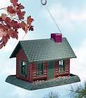log cabin bird feeder  