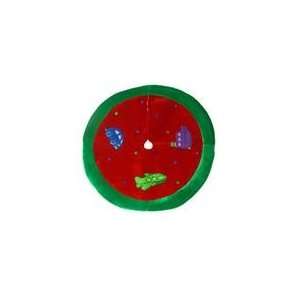 20 Cute Red Car, Plane and Boat Mini Christmas Tree Skirt  